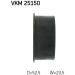 SKF Umlenk-/Führungsrolle, Zahnriemen VKM 25150