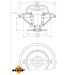 NRF Thermostat, Kühlmittel EASY FIT 725096
