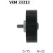 SKF Umlenk-/Führungsrolle, Keilrippenriemen VKM 33313