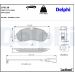 Delphi Bremsbelagsatz, Scheibenbremse LP3136 Delphi Bremsbelagsatz, Scheibenbremse LP3136