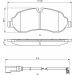 BOSCH Bremsbelagsatz, Scheibenbremse 0 986 494 845 BOSCH Bremsbelagsatz, Scheibenbremse 0 986 494 845