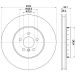 Bremsscheibe 8DD 355 120-691 Bremsscheibe 8DD 355 120-691
