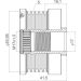 Generatorfreilauf 588436 Generatorfreilauf 588436