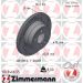 Zimmermann Bremsscheibe BLACK Z 150.3466.55 Zimmermann Bremsscheibe BLACK Z 150.3466.55