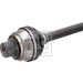 FEBI BILSTEIN 180855 Antriebswelle für AUDI A5, A4 Vorderachse links / rechts, mit Schraube