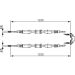 BOSCH Seilzug, Feststellbremse 1 987 477 869 BOSCH Seilzug, Feststellbremse 1 987 477 869