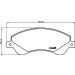 Hella Pagid Bremsbelagsatz, Scheibenbremse 8DB 355 012-771 Hella Pagid Bremsbelagsatz, Scheibenbremse 8DB 355 012-771