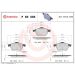 Brembo Bremsbelagsatz, Scheibenbremse XTRA LINE P 85 085X