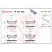 Brembo Bremsbelagsatz, Scheibenbremse PRIME LINE P 50 044 Brembo Bremsbelagsatz, Scheibenbremse PRIME LINE P 50 044