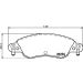 Hella Bremsbelagsatz, Scheibenbremse 8DB 355 019-431 Hella Bremsbelagsatz, Scheibenbremse 8DB 355 019-431