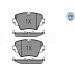 Meyle Bremsbelagsatz, Scheibenbremse MEYLE-PD: Advanced performance and design 025 256 1718/PD