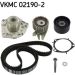 SKF Wasserpumpe + Zahnriemensatz VKMC 02190-2