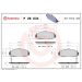Brembo Bremsbelagsatz, Scheibenbremse PRIME LINE P 28 034