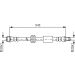 BOSCH Bremsschlauch 1 987 481 745