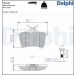Delphi Bremsbelagsatz, Scheibenbremse LP2147 Delphi Bremsbelagsatz, Scheibenbremse LP2147
