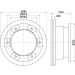 Hella Bremsscheibe 8DD 355 115-551 Hella Bremsscheibe 8DD 355 115-551