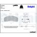Delphi Bremsbelagsatz, Scheibenbremse LP2042 Delphi Bremsbelagsatz, Scheibenbremse LP2042