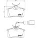 Hella Bremsbelagsatz, Scheibenbremse 8DB 355 018-601 Hella Bremsbelagsatz, Scheibenbremse 8DB 355 018-601