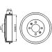 BOSCH Bremstrommel 0 986 477 060 BOSCH Bremstrommel 0 986 477 060