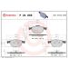 Brembo Bremsbelagsatz, Scheibenbremse PRIME LINE P 24 058 Brembo Bremsbelagsatz, Scheibenbremse PRIME LINE P 24 058