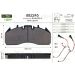 Valeo Bremsbelagsatz, Scheibenbremse OPTIPACK 882245