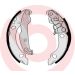 Brembo Bremsbackensatz ESSENTIAL LINE S 24 530 Brembo Bremsbackensatz ESSENTIAL LINE S 24 530