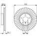 BOSCH Bremsscheibe 0 986 479 624