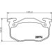 Hella Bremsbelagsatz, Scheibenbremse 8DB 355 018-951 Hella Bremsbelagsatz, Scheibenbremse 8DB 355 018-951