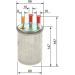 BOSCH Kraftstofffilter 0 450 906 508