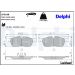 Delphi Bremsbelagsatz, Scheibenbremse LP3188 Delphi Bremsbelagsatz, Scheibenbremse LP3188