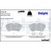 Delphi Bremsbelagsatz, Scheibenbremse LP2125 Delphi Bremsbelagsatz, Scheibenbremse LP2125
