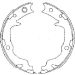 Textar Bremsbackensatz, Feststellbremse 91073400