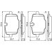 BOSCH Bremsbelagsatz, Scheibenbremse 0 986 494 759