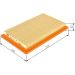 BOSCH F 026 400 273 Luftfilter