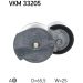 Spannrolle, Keilrippenriemen VKM 33205 Spannrolle, Keilrippenriemen VKM 33205