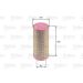Valeo Luftfilter 585624 Valeo Luftfilter 585624
