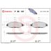 Brembo Bremsbelagsatz, Scheibenbremse PRIME LINE P 56 107