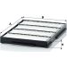 MANN-FILTER CU 1526 Innenraumfilter, Partikelfilter MANN-FILTER CU 1526 Innenraumfilter, Partikelfilter