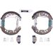 Hella Bremsbackensatz Shoe Kit Pro 8DB 355 005-191 Hella Bremsbackensatz Shoe Kit Pro 8DB 355 005-191