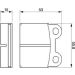 BOSCH Bremsbelagsatz, Scheibenbremse 0 986 460 101 BOSCH Bremsbelagsatz, Scheibenbremse 0 986 460 101