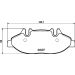 Hella Bremsbelagsatz, Scheibenbremse 8DB 355 010-651