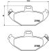 Brembo Bremsbelagsatz, Scheibenbremse PRIME LINE P 68 021