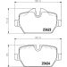 Hella Bremsbelagsatz, Scheibenbremse 8DB 355 011-271 Hella Bremsbelagsatz, Scheibenbremse 8DB 355 011-271