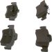 BOSCH Bremsbelagsatz, Scheibenbremse 0 986 424 699