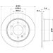 Hella Bremsscheibe 8DD 355 117-641 Hella Bremsscheibe 8DD 355 117-641