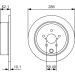 BOSCH Bremsscheibe 0 986 479 A10
