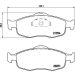 Brembo Bremsbelagsatz, Scheibenbremse PRIME LINE P 24 037 Brembo Bremsbelagsatz, Scheibenbremse PRIME LINE P 24 037