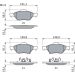 BOSCH Bremsbelagsatz, Scheibenbremse 0 986 494 101 BOSCH Bremsbelagsatz, Scheibenbremse 0 986 494 101