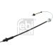 FEBI BILSTEIN 21255 Seilzug, Kupplungsbetätigung