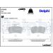 Delphi Bremsbelagsatz, Scheibenbremse LP2503 Delphi Bremsbelagsatz, Scheibenbremse LP2503